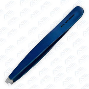 Pince à épiler professionnelle de précision pour l'épilation, outil de beauté pour le façonnage des poils du visage, pince à épiler pour sourcils à pointe inclinée, nouveau design - Product Image 5