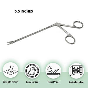 Pinces micro-crocodiles pour ORL, instruments chirurgicaux en acier inoxydable pour la chirurgie ORL - Product Image 6