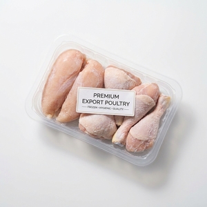 Poulet entier congelé, poulet de chair, poids moyen 1 kg, viande halal, approvisionnement en gros, emballage pour supermarchés, qualité export - Product Image 1