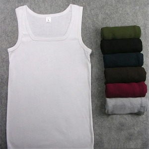 High Quality Summer Gym <b>Singlets</b> New Casual Plain Plus Size Eco-Friendly Quick-Dry 100% Cotton Breathable <b>Men</b> Tank Top <b>for</b> <b>men</b> - Product Image 3