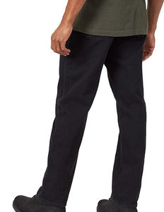 กางเกงยีนส์สีดำทรงตรงแบบคลาสสิกคุณภาพสูงสไตล์วินเทจสำหรับผู้ชาย เนื้อผ้ายืดหยุ่น น้ำหนักเบา ไม่ยับง่าย - Product Image 4