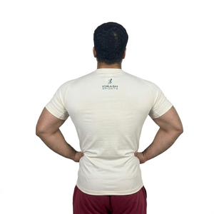 เสื้อรัดกล้ามเนื้อแขนสั้นผู้ชาย พร้อมโลโก้แบบกำหนดเอง - Product Image 6