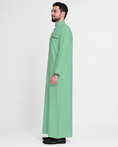 New Customized 2026 Cross Border Foreign Trade Long Polyester Middle Eastern <b>Men</b> Clothing Ankle Length Button Pocket Stock - Product Image 3