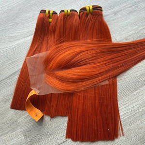 Venta al por mayor 100% de alta calidad de hueso naranja recto Super calidad vietnamita extensiones de cabello humano - Product Image 4