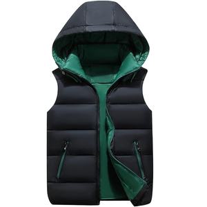 Chaqueta sin mangas de alta calidad, chaqueta acolchada de invierno, Multicolor cuello con capucha, decoración de bolsillo, fabricante a granel, calle principal - Product Image 1