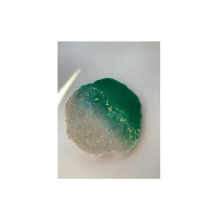 Handmade <b>epoxy</b> <b>resin</b> coasters for home bar <b>table</b> stylish drink protection ideal for entertaining during gatherings and parties - Product Image 6