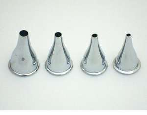 Ensemble de spéculums auriculaires manuels en acier inoxydable chirurgical Hosanna - Taille standard, ensemble Toynbee de 4 pièces - Product Image 1