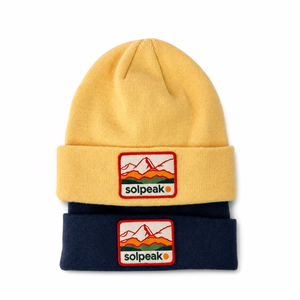 Bonnet d'hiver épais tricoté à la main en coton/laine, doux, chaud, côtelé, à revers, unisexe, décontracté, pour l'extérieur - Product Image 2