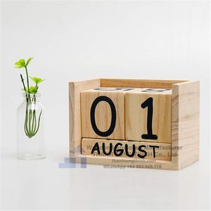 Văn phòng bán buôn quà tặng khắc gỗ Lịch gỗ Lịch cho không gian làm việc từ trực tiếp Việt Nam nhà sản xuất - Product Image 2