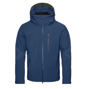 Men Softshell Waterproof Hooded <b>Jacket</b> Windproof Breathable Membrane Outdoor Hiking Ski Coat Navy Blue Yellow Olive Custom OEM - Product Image 1