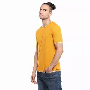 T-shirt décontracté pour homme, 100% coton, respirant, motif géométrique, manches courtes, qualité supérieure, tendance, vente en gros - Product Image 4