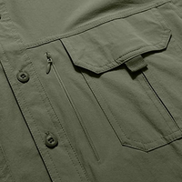 Chemise tactique à manches longues pour homme, pour l'été, séchage rapide, tissu sergé imperméable, pour la randonnée, l'escalade, la chasse, vêtements formels et décontractés