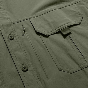 Chemise tactique à manches longues pour homme, pour l'été, séchage rapide, tissu sergé imperméable, pour la randonnée, l'escalade, la chasse, vêtements formels et décontractés - Product Image 6