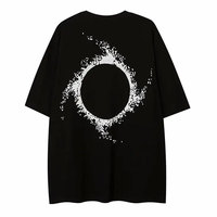 Nouveau T-shirt Homme Oversize en Coton Tricoté 100% Uni à Col Rond et Manches Courtes, Style Urbain Personnalisable – Collection 2026