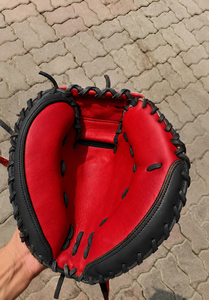 Gants de baseball en cuir professionnels de haute qualité, personnalisables avec logo et couleur, très demandés pour le poste de receveur. - Product Image 4