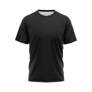 T-shirt à manches courtes pour homme, col rond, coupe classique, tricoté, décontracté, 100% coton, respirant - Product Image 1