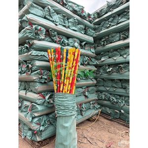 Balai à manche en bois et tête en PVC, poils en eucalyptus, à poils effilés, pour toilettes, sols et extérieur, nettoyage facile, avec pelle à poussière, vente en gros directe usine - Product Image 1