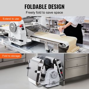 Commercial Electric <b>Dough</b> Sheeter <b>Machine</b> 15.7-Inch Reversible Puff Pastry & Fondant <b>Roller</b> 0-1.4\" Adj - Product Image 5