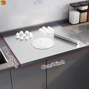 Tabla de Cortar XXL de Acero Inoxidable 304 Antideslizante y Resistente al Moho! Tablas de Madera Resistentes, Libres de Moho, Aptas para Alimentos, Fáciles de Cortar - Product Image 5