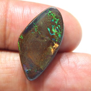 Ópalo de Boulder Australiano Koroit, Cabujón de Ópalo Natural Genuino, Piedra de Ópalo de Boulder Australiano para Joyería - Product Image 1