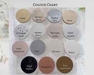 Sous-verres artisanaux en Jesmonite, lot de 4 avec support, protection de table moderne, décoration minimaliste pour la maison, cadeau - Product Image 4