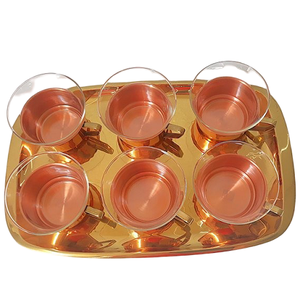 Pure Copper Vintage Coffee <b>Set</b> With Polish Finished For Restaurant Home And Hotel Kitchenware Metal <b>Tea</b> <b>Set</b> - Product Image 5