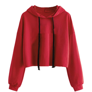 Top corto deportivo de manga larga para mujer Berry Bloom de alta calidad, elástico y suave, de poliéster, para entrenamiento. - Product Image 6