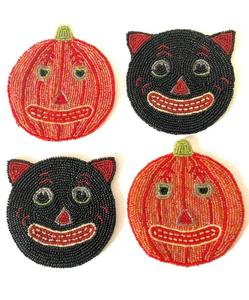 Elegante Posavasos de Cuentas de Vidrio Vintage Hecho a Mano con Grosor de 5 mm para Agregar Textura y Color a los Arreglos Modernos de Mesa de Comedor - Product Image 6