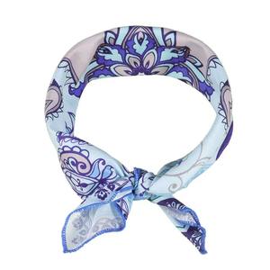 ผ้าคลุมไหล่ผ้าซาตินยาวสำหรับผู้หญิง ดีไซน์หรูหราสไตล์วินเทจ ลายเมฆหอมใหม่ ผ้าพันคอโพลีเอสเตอร์เนื้อผ้าไหมทนทาน - Product Image 5