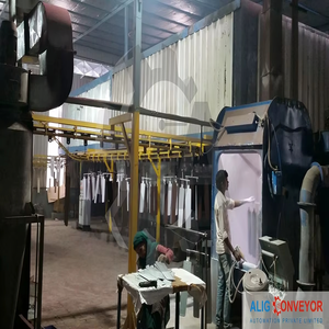 ALIG CONVEYOR AUTOMATION PVT LTD Transportador Aéreo Ajustable de Acero Dulce 440V con 1 Año de Garantía para Cabina de Pintura y Fabricación - Product Image 1