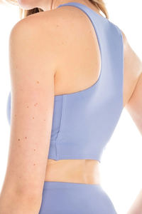 Soutien-gorge de sport pour femme à maintien élevé, dos croisé, rembourré, à bretelles, pour le yoga, avec coussinets amovibles, vente en gros, personnalisé, en promotion - Product Image 3