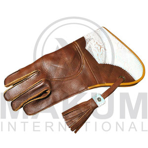 Gants de Falconerie en Cuir Double Couche Écologiques de Haute Qualité avec Logo Personnalisé pour Toutes Saisons – Sécurité Hivernale pour la Falconerie - Product Image 5