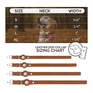 Collier pour chien en cuir robuste classique OEM ODM, réglable, personnalisable, nouvelle arrivée, accepte les emballages personnalisés, ceinture de collier pour chien en cuir - Product Image 6