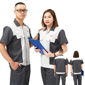 FMF Tenues de travail en toile de haute qualité Vêtements de soudage privés personnalisés Veste uniforme de lavage de voiture pour hommes femmes Service OEM - Product Image 3