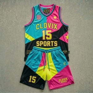 Uniforme de Baloncesto para Hombre, Sublimado, Ligero, Personalizado, en Oferta - Product Image 5