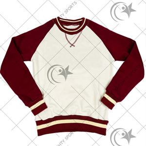 Suéteres con logotipo personalizado de alta calidad, sudadera hecha en fábrica con logotipo universitario bordado - Product Image 1