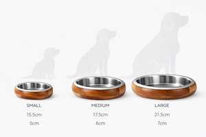 Wholesale Hs Husnain Crafts <b>Dog</b> Cat Feeder with 1 Stainless Steel <b>Bowls</b> and Mango Wood Raised <b>Stand</b> with Removable Insert - Product Image 6