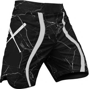 High Performance <b>Stretch</b> MMA Fight <b>Shorts</b> for Grappling & Training with Custom Logo Breathable & Quick Dry - Product Image 2