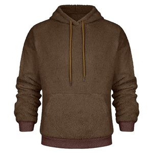 Sweat-shirts à capuche zippés pour hommes en coton 100% pour l'hiver - Couleur et logo personnalisables, polaire de haute qualité avec poche intégrée - Product Image 1
