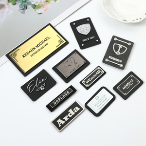 Étiquettes en cuir véritable pour jeans avec logo personnalisé, étiquettes en cuir pour chapeaux, impression de tampon en relief, patch en cuir véritable avec métal pour chapeaux - Product Image 3
