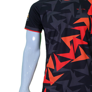 Maillot de football personnalisé OEM, imprimé, court, sublimation, tenue d'équipe, respirant, anti-humidité, séchage rapide, polyester - Product Image 2