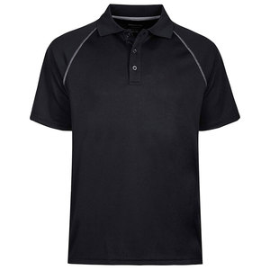 Polo pour homme en coton uni à manches courtes, col classique, confortable, décontracté, vêtements d'été pour tous les jours et le bureau - Product Image 1