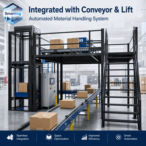 Scaffalature <span class=keywords><strong>Industriali</strong></span> Regolabili e Personalizzabili per Carichi Pesanti, Unità Impilabili, <span class=keywords><strong>Scaffali</strong></span> in Acciaio per Magazzino, Scaffalature per Pallet in Acciaio - Product Image 6
