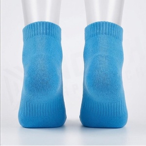 Blue Ankle <b>Socks</b> Solid Color Breathable Knitted Cotton for Adults Casual Daily Wear Summer Season - Product Image 2