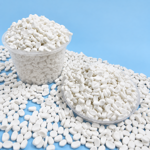 Mejor Precio, Superventas: Carbonato de Calcio en Gránulos (Masterbatch) en Formato Blanco Natural, Materia Prima para Bidones - Product Image 1