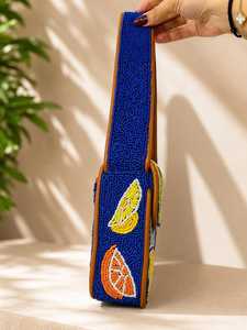 Designer Beaded Embroidery Shoulder <b>Handbag</b> <b>Unique</b> Handmade Fashion Purse for Women Wholesale - Product Image 3