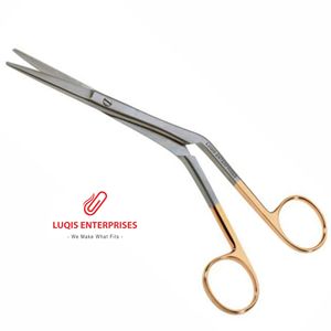 Ciseaux Tebbetts en carbure de tungstène, instrument chirurgical dentelé angulaire, outil de coupe de précision, équipement médical réutilisable - Product Image 4