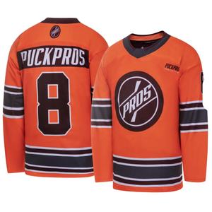 Wholesale Custom Ice Hockey Jerseys Sublimated Breathable Quick Dry Moisture Wicking Spandex/Polyester Hockey Jersey - Product Image 6