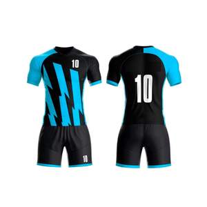SMART SHINE ENTERPRISES Uniforme de football respirant et léger 100% polyester à sublimation, manches courtes, design personnalisé unique - Product Image 1