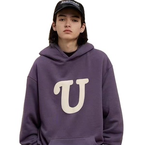 Ventes en gros de sweats à capuche décontractés pour hommes, design oversize, polyester/coton de haute qualité, polaire imperméable, respectueux de l'environnement, logo personnalisé - Product Image 2